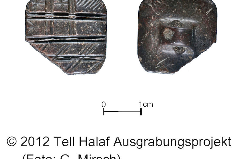 Halaf-zeitliches Stempelsiegel aus Speckstein, frühes 6. Jt. v. Chr.