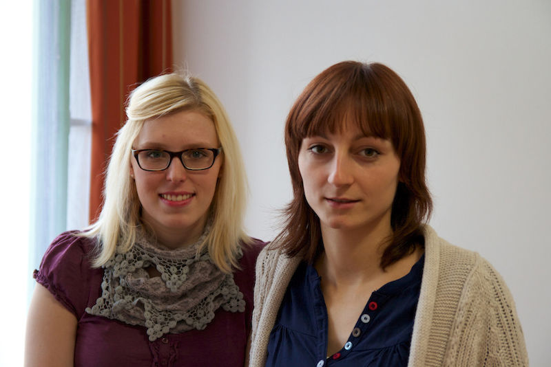 Bewohnerinnen der ersten Stunde: Katharina Schmücking (l.) und Senta Gläser.