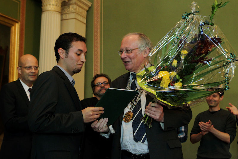 Gustavo Macedo Rodriguez erhielt den DAAD-Preis für ausländische Studierende