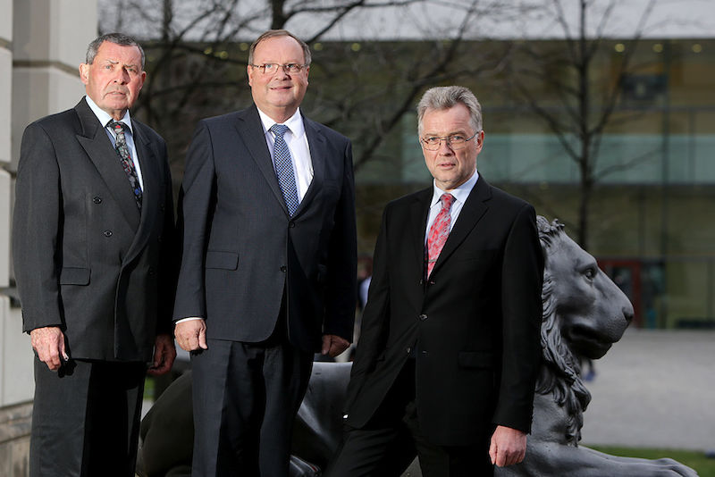 Der ifu-Vorstand von links: Axel Stolze, Bernd Redlich und Ralf M. Ebeling