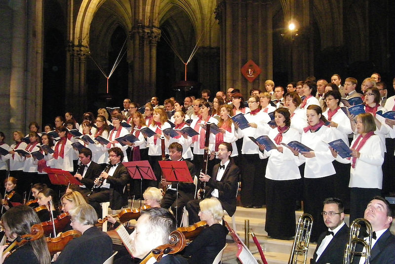 Konzert des Unichors in Notre Dame de Lille,