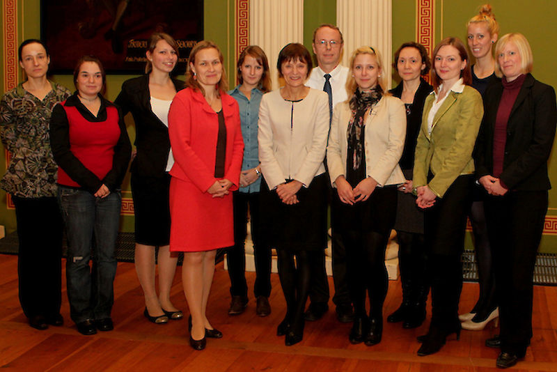 Das Team des neuen International Office auf der Internationalen Woche an der MLU 2011