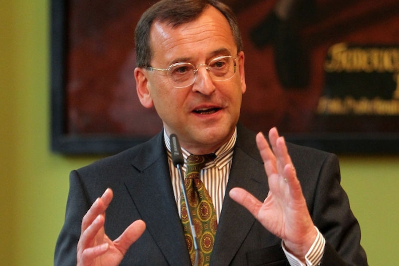 VNG-Chef Karsten Heuchert warb beim Wirtschaftsgespräch für Erdgas.