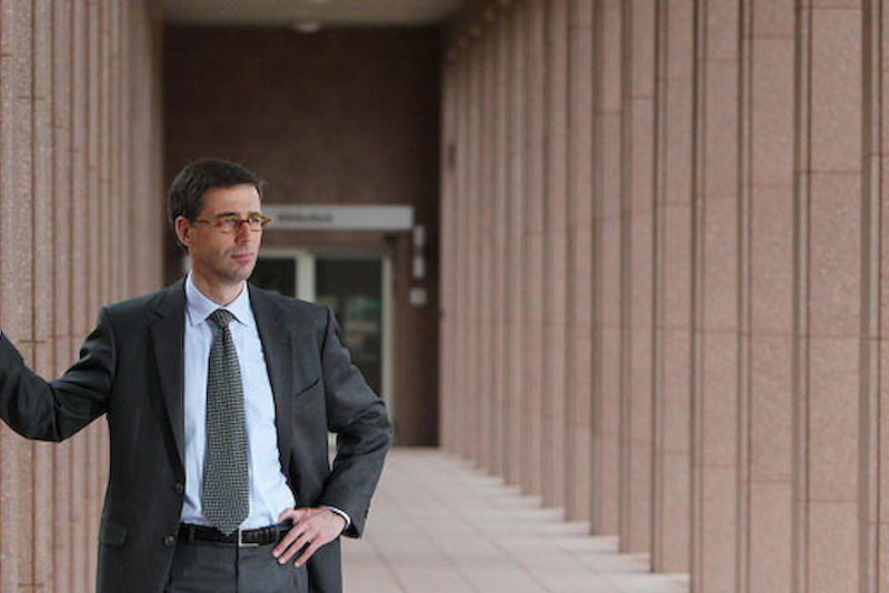 Kanzler Martin Hecht in Heide-Süd