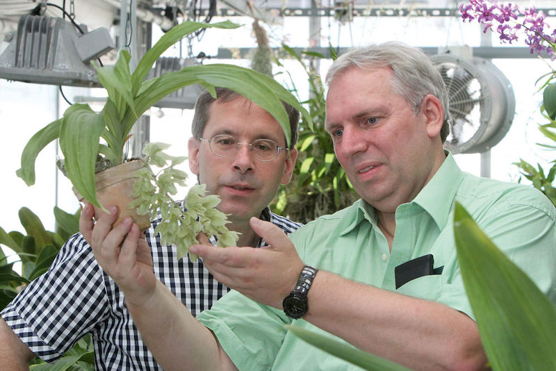 Pflanzenforscher Prof. Dr. Klaus Pillen und Chemieprofessor Ludger Wessjohann