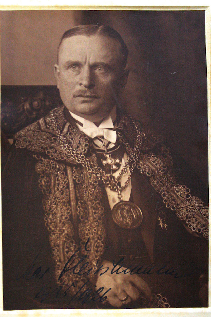 Max Fleischmann war 1925/1926 Rektor der halleschen Universität