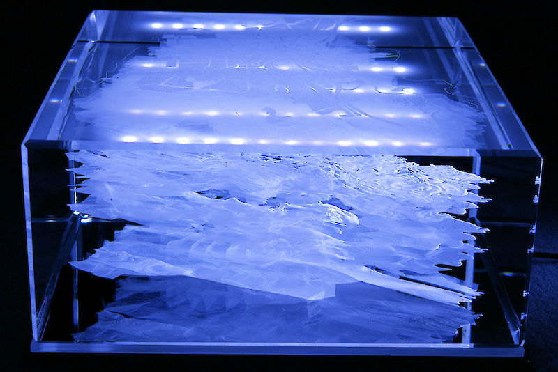 3D-Modell des geologischen Untergrunds von Magdeburg.