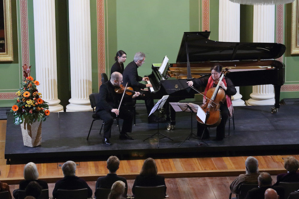 Die drei norwegischen Musiker des Grieg-Trios spielten Werke von Beethoven, Smetana und Schostakovitsch