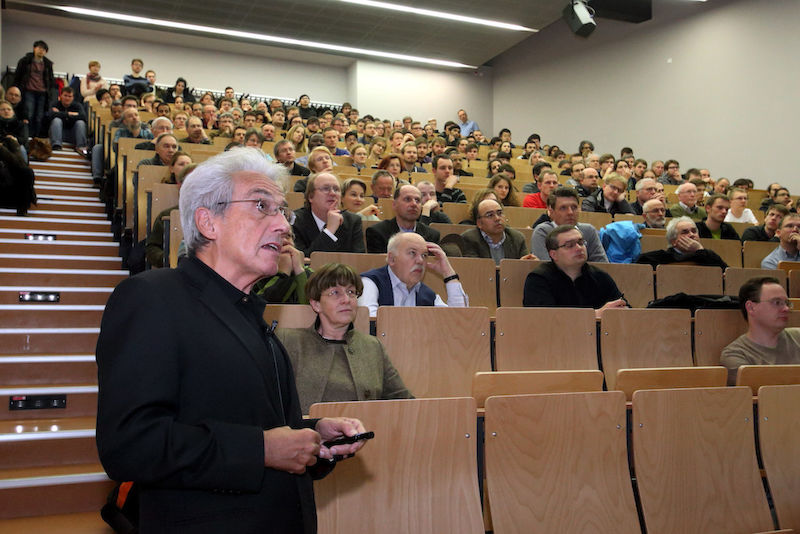 Kein Platz mehr frei im Gustav-Mie-Hörsaal.