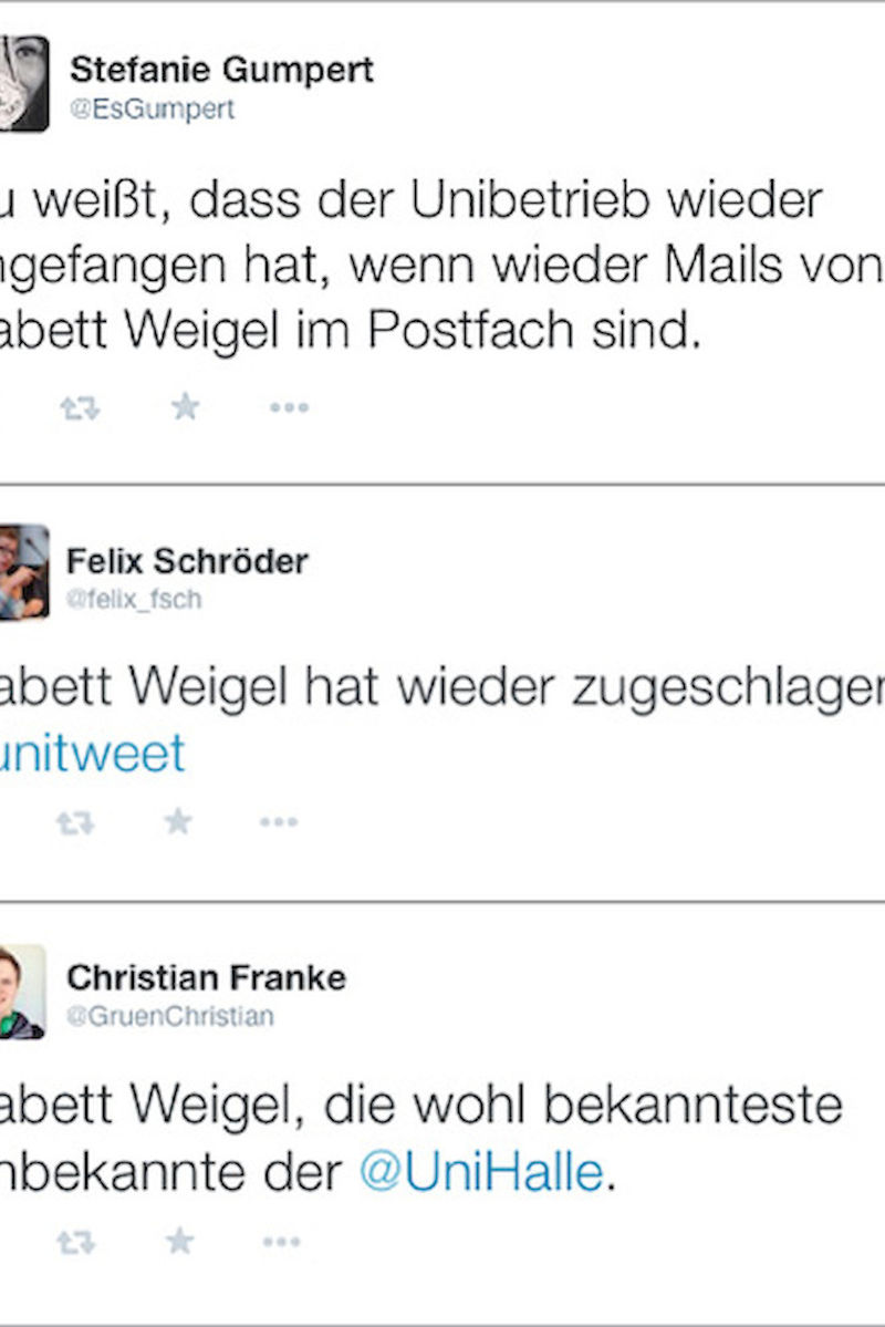 Auf Twitter wird über Babett Weigel diskutiert:http://bit.ly/babettweigel