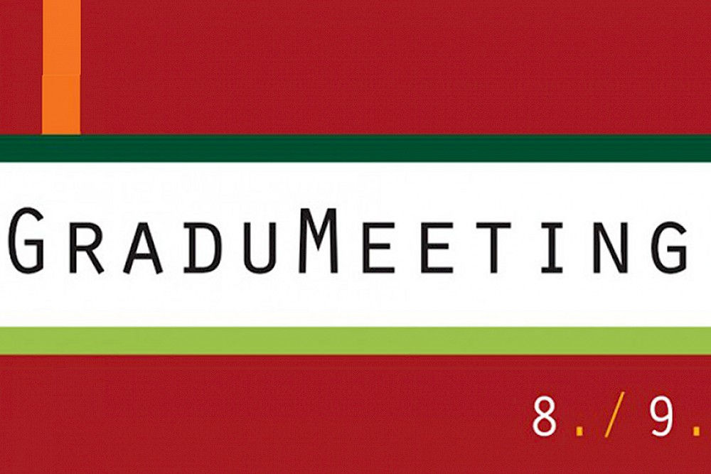 Beim Gradumeeting können auch Abschlussarbeiten präsentiert werden, die gerade noch geschrieben werden.