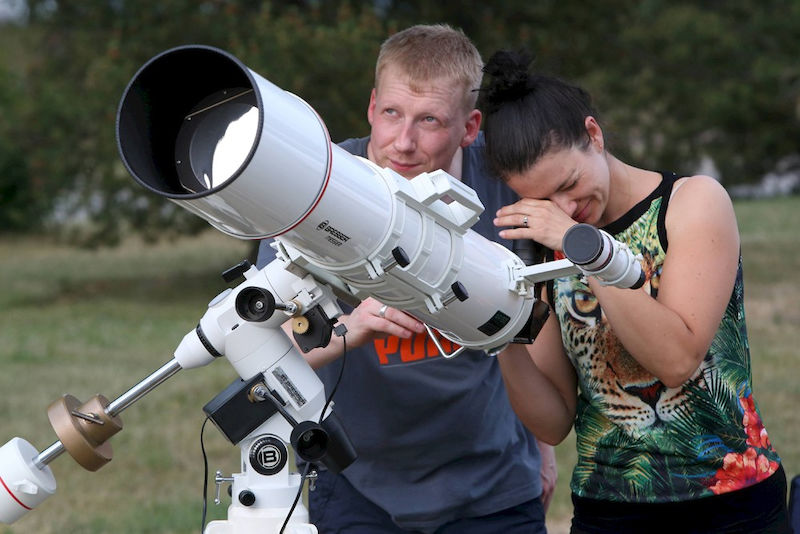 Auch die Sternkunde war Teil des Programms zur Langen Nacht.