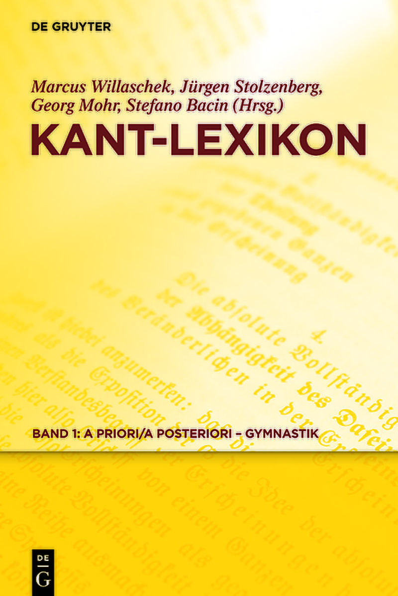 Cover des Kant-Lexikons