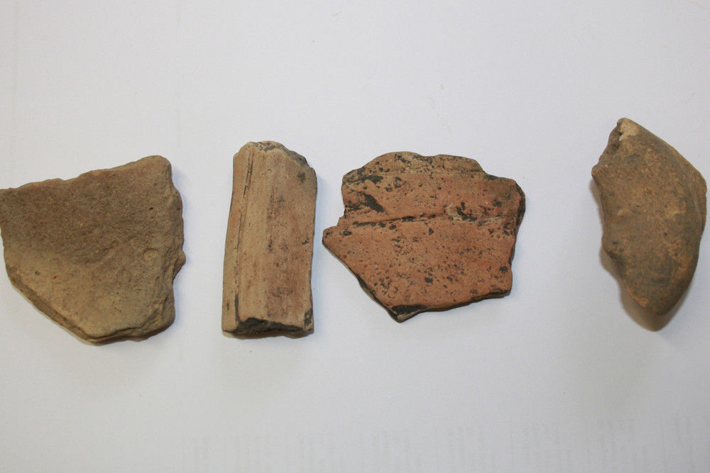 Potsherds of an age up to 2,500 years