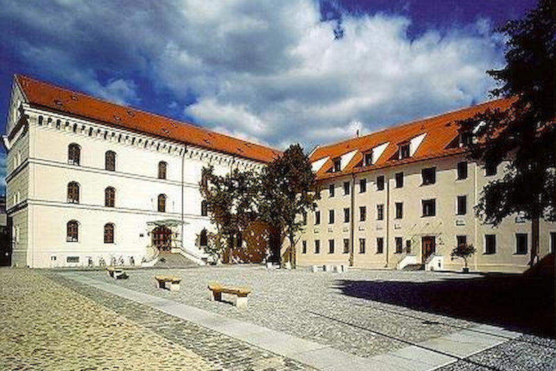 Innenhof der Stiftung Leucorea in Wittenberg, an der der Kongress stattfindet.