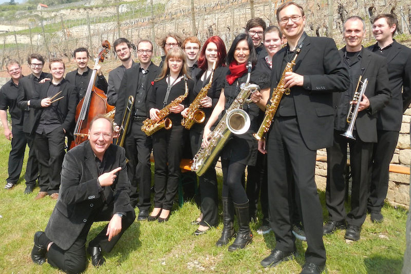 Die Uni-Bigband in ihrer aktuellen Besetzung 
