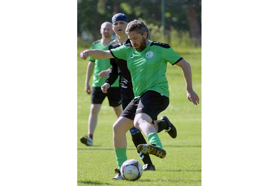 Das hallesche Team beim Fußballturnier der Professoren 2017 in Jena.