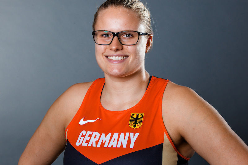 Sara Gambetta hat ihre Sportkarriere als Siebenkämpferin begonnen und sich schließlich auf Kugelstoßen spezialisiert.