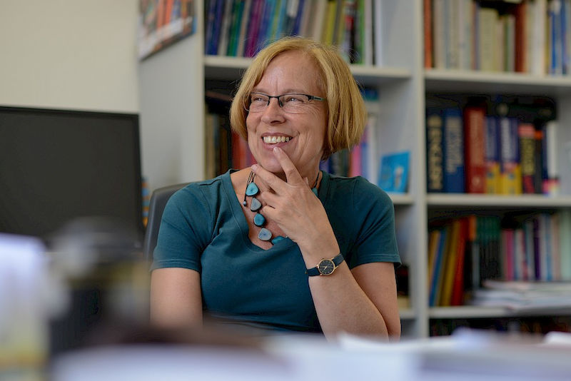 Marjorie Willey ist seit 1984 an der Uni Halle tätig.