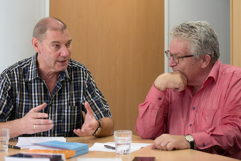 Werner Helsper (links) und Heinz-Hermann Krüger leiten die DFG-Forschergruppe.