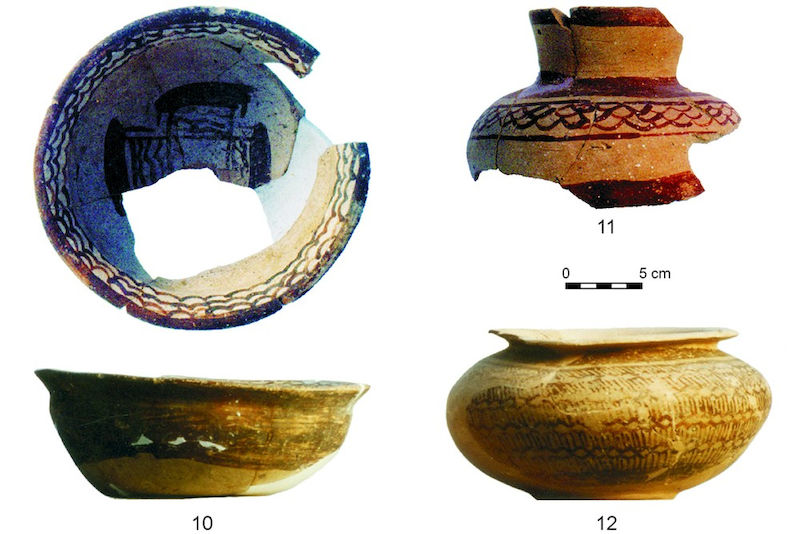 Auch Teile von bemalten Halaf-Gefäßen haben die Archäologen damals gefunden.