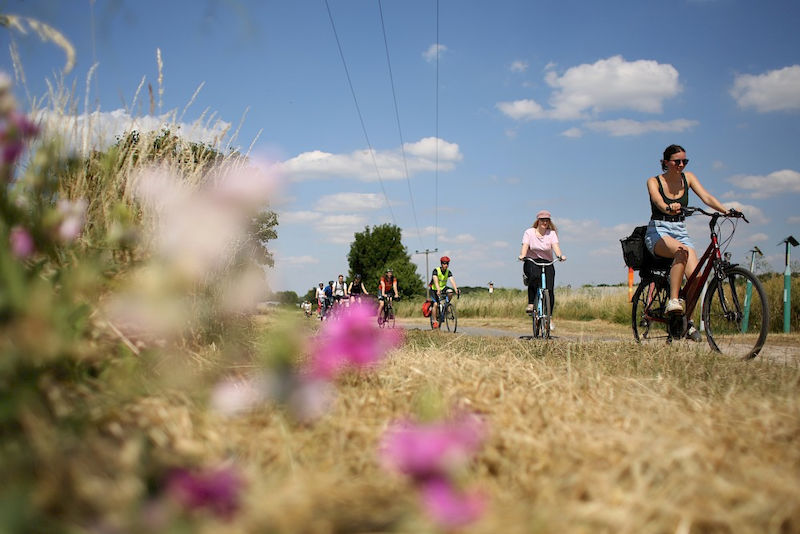 Dann geht es weiter in Richtung Ziel.