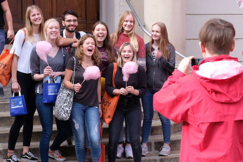 ... und die Besucher hatten augenscheinlich viel Spaß.