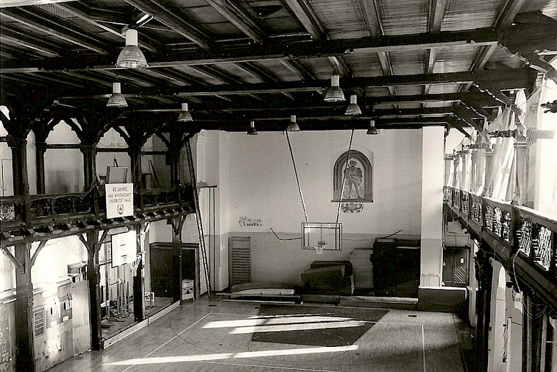 Blick in die Spielhalle in der Moritzburg