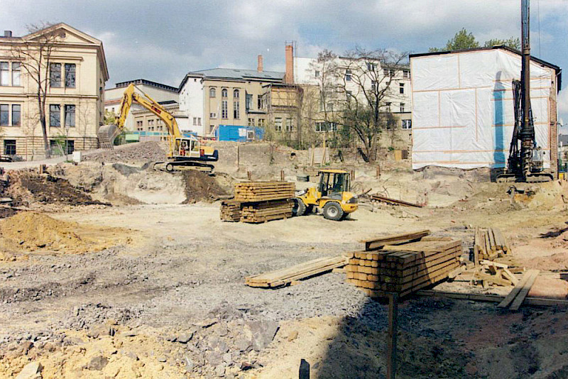 Die Baustelle des Audimax