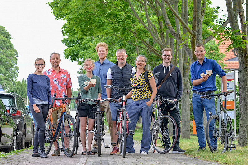 Das Siegerteam von 2021. Jetzt geht der Transfer- und Gründerservice auf Mission Titelverteidigung.