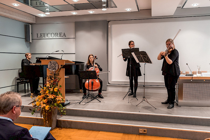 Mitglieder des Akademischen Orchesters sorgten für den musikalischen Part der Veranstaltung.