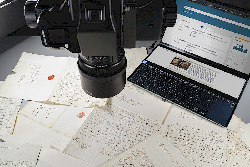 Die digitale Erfassung der Briefe aus dem 18. Jahrhundert ist Ziel des Projekts.