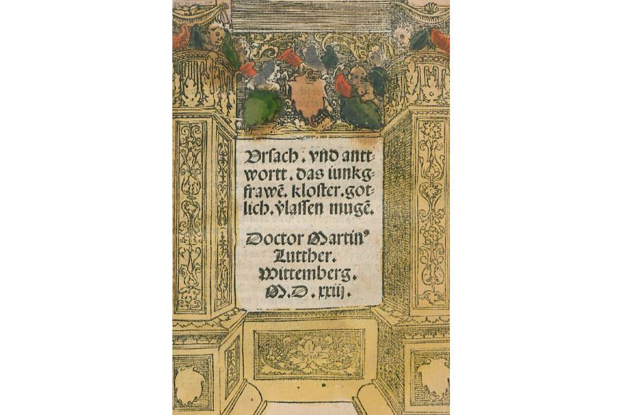 Luthers Flugschrift aus dem Jahr 1523