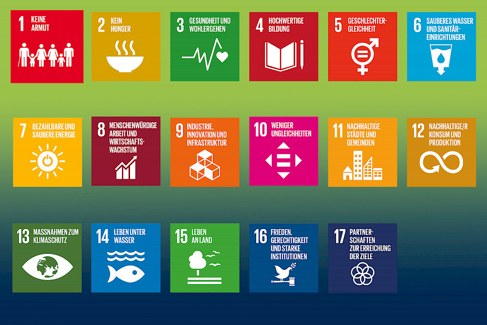 17 Ziele für nachhaltige Entwicklung gibt es.