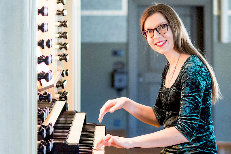 Anna-Victoria Baltrusch ist die neue Universitätsorganistin.