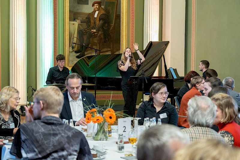 Die Band "Volume8" sorgte für die musikalische Umrahmung der Stipendienübergabe.