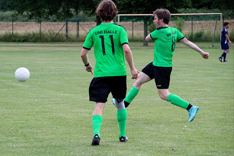 Szene aus dem Spiel gegen Jena